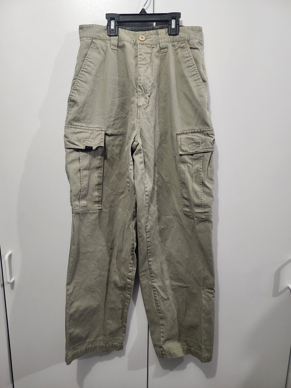 Men's Khaki Cargo Pants with Utility Pockets